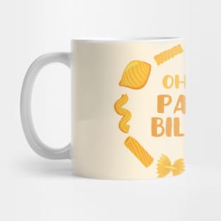 "Oh, the pasta-bilities!" - pasta word play in yellow - Food of the World: Italy Mug